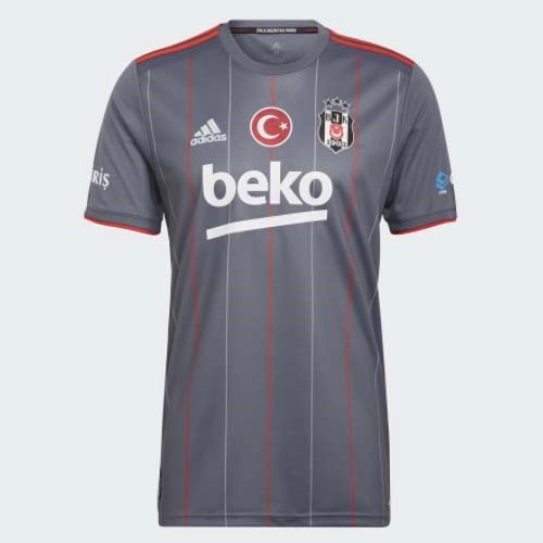 Thailande Maillot Football Besiktas Third 2021-22 Gris